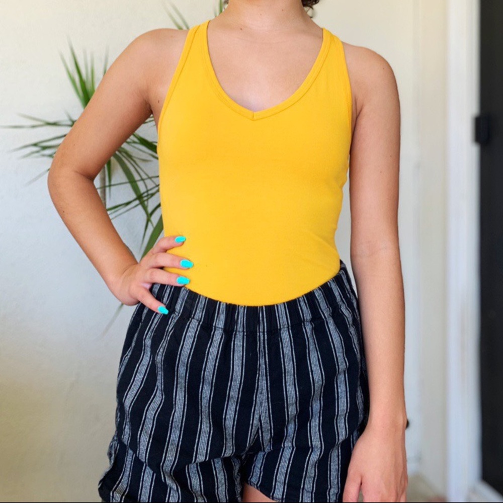 FASHION NOVA YELLOW BODYSUIT